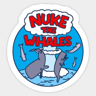 Bomb Whale Sticker